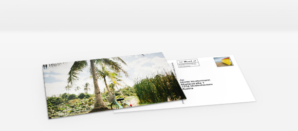 Foto-Postkarte online gestalten und bestellen